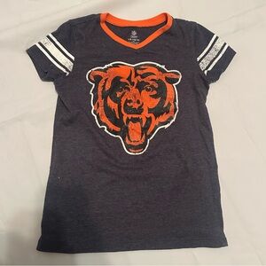 🐻🧡 Girls’ Chicago Bears T-Shirt – Size Large (10/12) 🧡🐻